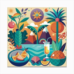 Tropicana Art Print Canvas Print