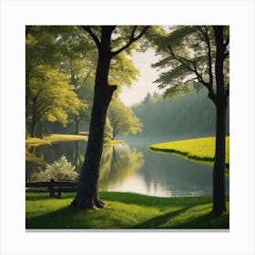 Peaceful Landscapes Photo (50) Canvas Print