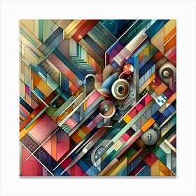 R200 Note As Abstract Art 2 Canvas Print