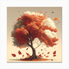 Autumn Tree Canvas Print