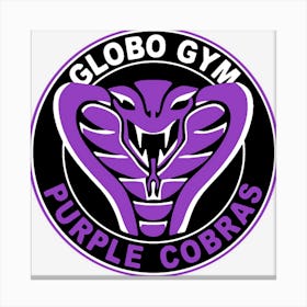 Hot Trend Globo Gym Purple Cobras Canvas Print