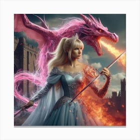 Princess Dragoness Canvas Print