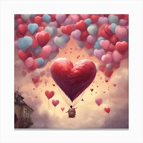 Love Is In The Air Art Print (1) Canvas Print