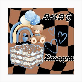 Bb Y Lasagne Canvas Print