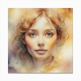 Portrait Of A Girl 25 Canvas Print