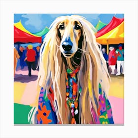 Afghan Hound Canvas Print