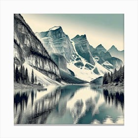 Calm Cascades 2 Canvas Print