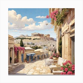 Acropolis Canvas Print