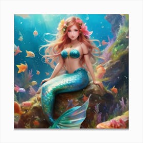 Mermaid 11 Canvas Print