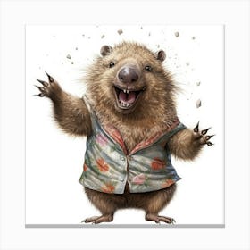 Wombat Canvas Print