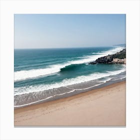 Beach At Dusk Canvas Print