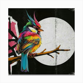 Colorful Bird Canvas Print