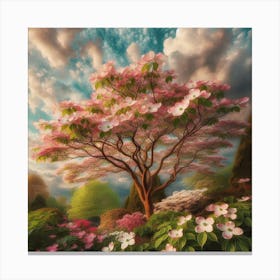 Georgia dogwood tree 4 Canvas Print