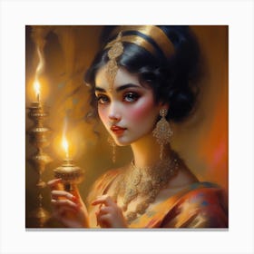 Indian Beauty Canvas Print