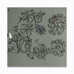 Floral Wall Art 5 Canvas Print