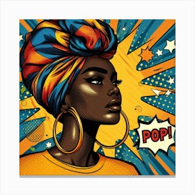 Lulama Pop Art Canvas Print