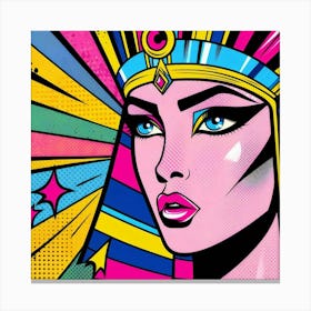 Pop Egyptian Riham Beat Canvas Print