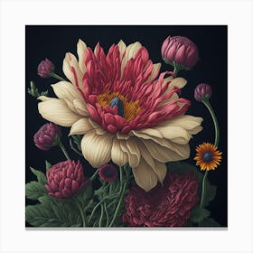 Chrysanthemums Canvas Print