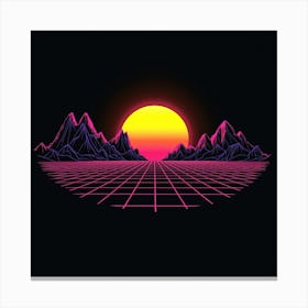 80'S Landscape Canvas Print