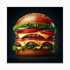 Burger7 Canvas Print