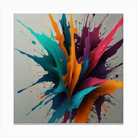 Abstract Painting Canvas Print