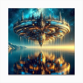 Spaceship 19 Canvas Print