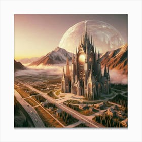 Castle In The Sky Canvas Print