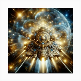 Spaceship 4 Canvas Print