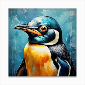 Penguin painting 2 Canvas Print