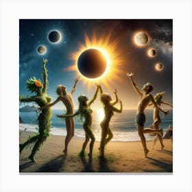 Eclipse Of The Sun Canvas Print