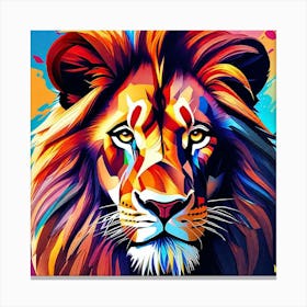 Lion Painting 79 Canvas Print