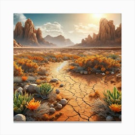 Desert Landscape 25 Canvas Print