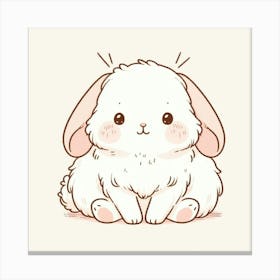 Cute Bunny 3 Canvas Print