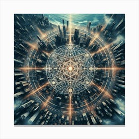 "Tarot City" Epic Landscapes Collection [Risky Sigma] Canvas Print