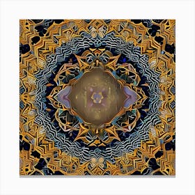 Abstract Mandala 21 Canvas Print