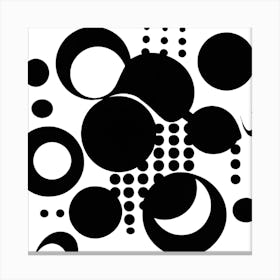 Abstract Dots Canvas Print