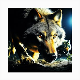 Wild Animal Creative Portrait 155 Canvas Print