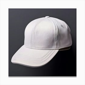 White Baseball Cap 7 Canvas Print