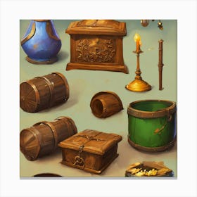 Treasure Chests Canvas Print