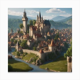 Medieval Kingdom Canvas Print