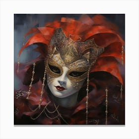Venice Mask 1 Canvas Print