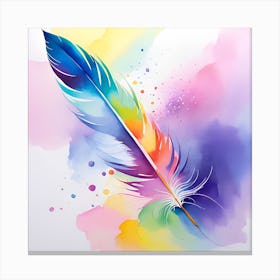 Feather Painting 3 Canvas Print