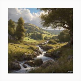 Valley Stream 4 Canvas Print