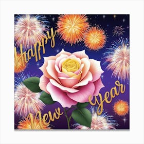 Happy New Year 6 Canvas Print