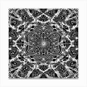 Abstract Mandala Canvas Print