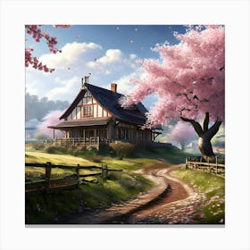 Cherry Blossoms 1 Canvas Print