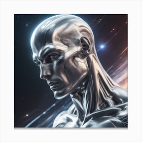 Futuristic Man Canvas Print