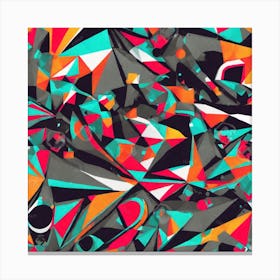 Abstract Geometric Pattern 1 Canvas Print