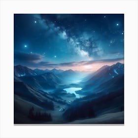 Night Sky Canvas Print