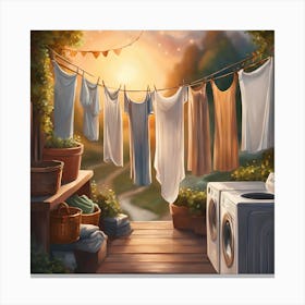 Laundry Room Canvas Print